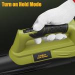 Leaf Blower for Dewalt 20V Battery, 450CFM Electric with 130MPH,Copper Motor, Cordless Handheld for Lawn Care, Yard (Battery Not Included) (Brushed Leaf Blower 20V Green)