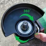 Metabo HPT Angle Grinder, 4.5-Inch, 10.5 Amp, Paddle Switch | G12SE3