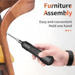 BAIQI Mini Electric Screwdriver Set,3.7V 800 MAH USB-C Rechargeable Cordless Rotary Tool With 20 pcs Bits Set For Install or Repair