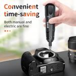 BAIQI Mini Electric Screwdriver Set,3.7V 800 MAH USB-C Rechargeable Cordless Rotary Tool With 20 pcs Bits Set For Install or Repair