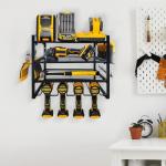 NINE FORTY Power Tool Organizer Rack, 4 Layer, Heavy Duty Steel, Wall Mounted, Power Tool, Screwdriver, Tool Rack.
