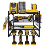 NINE FORTY Power Tool Organizer Rack, 4 Layer, Heavy Duty Steel, Wall Mounted, Power Tool, Screwdriver, Tool Rack.