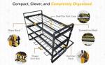 NINE FORTY Power Tool Organizer Rack, 4 Layer, Heavy Duty Steel, Wall Mounted, Power Tool, Screwdriver, Tool Rack.
