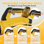 Leaf Blower Cordless (Upgraded) - 630CFM/160MPH, 21V Powerful Electric Cordless Leaf Blower with 2 x 4.0Ah Batteries and Charger, Battery Powered Leaf Blowers for Lawn Care, Patio, Yard, Dust, Snow