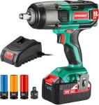 HYCHIKA 18 V Max Cordless Impact Wrench, Ratcheting Screwdriver 16-in-1, 2 Tool Combo Kit