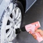 GRENPRO Cordless Drill, 7.2V Power Drill Set with 23pcs Acessories, 3/8" Keyless Chuck, Built-in LED, Type-C Charge Cable, Cleaning Brush Head, Pink Electric Screwdriver for Women