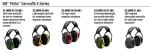 3M PELTOR Hearing Protection Earmuffs, X Series X4A, Over the Head Headband, Noise Protection NRR 27 dB, Pack of 1, Construction, Manufacturing, Electrical, Assembly, Sanding, Black/Green