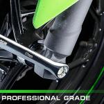 SWANLAKE 8PCS Extra Long Double Box End Wrench Set, CR-V, Less Effort Aviation Wrench Metric 8mm - 24mm