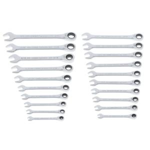 CRAFTSMAN 20 Piece Ratcheting Combination Wrench Set, SAE/Metric (CMMT87220)