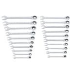 CRAFTSMAN 20 Piece Ratcheting Combination Wrench Set, SAE/Metric (CMMT87220)