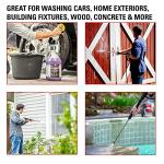 Simpson Cleaning 88282 Cleaner, Concentrated Soap Solution for Pressure Washers and Spray Bottles, Use on Concrete, Vinyl Siding, Appliances, Windows, Cars, Fences, Decks, Purple, 1 Gallon