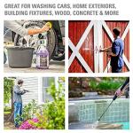 Simpson Cleaning 88282 Cleaner, Concentrated Soap Solution for Pressure Washers and Spray Bottles, Use on Concrete, Vinyl Siding, Appliances, Windows, Cars, Fences, Decks, Purple, 1 Gallon