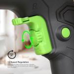 GALAX PRO 4.5Amp 0-3000RPM Corded Hammer Drill, 5pcs Bit, Hammer and Drill 2 Functions in 1 with 12 Variable Speed, 1/2 Inch Keyed Metal Chuck, 360°Rotating Handle