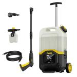 Fanttik NB8 Ultra Cordless Pressure Washer w/4.0 Gal Tank, Max 725PSI Electric Power Washer with 5-in-1 Nozzle, 20FT Hose, Adjustable Pressure, Power Cleaning for Car Washing, Patio