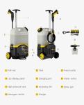 Fanttik NB8 Ultra Cordless Pressure Washer w/4.0 Gal Tank, Max 725PSI Electric Power Washer with 5-in-1 Nozzle, 20FT Hose, Adjustable Pressure, Power Cleaning for Car Washing, Patio