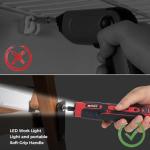 3.6V Cordless Impact Screwdriver Gun, 1.5Ah Lithium Battery, 1/4" Chuck, 3-10 N.m Torque, 300RPM, Includes Magnetic Bits & Case – Electrician Tools Set