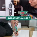 HYCHIKA 4V Cordless Screwdriver, Ratcheting Screwdriver 16-in-1, Tool Combo Kit