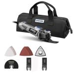 Dremel Multi-Max MM50-01 Oscillating Multi-Tool Kit with 30 Accessories and Storage Bag – 5.0 Amp Oscillating Tool with Variable Speed and Tool-Less Accessory Changes