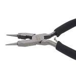 The Beadsmith 4-in-1 Multifunctional Pliers - All-Purpose Jewelry Making Tool w/Cushion Grip, 5”, Create Loops, Cut and Flatten Wire, Close Jump Rings