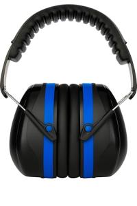 G & F Products NRR 26dB up to 41dB Highest NRR Safety Muffs-Professional Defenders Adjustable Headband Ear Protection, Shooting Hearing Protector Earmuffs Fits Adults To Kids, Blue