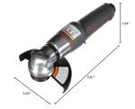 Ingersoll Rand 3445MAX Air Angle Grinder/Cutoff Tool, 4.5" Wheel, 12,000 rpm, 0.88 hp, 5/8"-11 Thread, Rear Exhaust