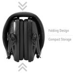 Howard Leight Impact Sport Electronic Earmuff, Med/Large, Black (R-02524)