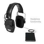 Howard Leight Impact Sport Electronic Earmuff, Med/Large, Black (R-02524)