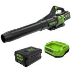 Greenworks 60V (610 CFM / 130 MPH) Cordless Leaf Blower, High Power, Lightweight & Quiet Operation for Wet Leaves, Driveways and Dense Gravel, Includes 2.5Ah Battery & 5A Rapid Charger