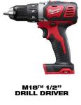 Milwaukee 2691-22H M18 18-Volt Lithium-Ion Cordless Drill Driver/Impact Driver and HACKZALL Combo Kit (3-Tool) with Two 1.5 Ah Batteries