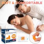 VOISEN Ear Plugs - 250 Pairs Noise Cancelling Ear Plugs for Sleeping, Snoring, Studying, Concerts & Traveling