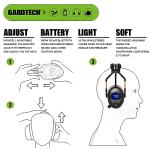 Gardtech Hearing Protection with Bluetooth, FM Radio Earmuffs, NRR 29dB Hearing Protection Headphones Noise Cancelling Headphones with MP3 for Mowing Lawn Work, Rechargeable BL-5B Battery (Orange)