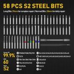 Mini Electric Screwdriver Set,Cordless screwdriver rechargeable,power screwdriver,destornillador eléctrico,Magnetic Bits,5 Torque,LED Display, Electric Screwdriver for Phone PS5 Laptop Watch