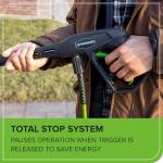 Greenworks 2100 PSI (SGS Certified) 1.2 GPM 13Amp Compact Electric Pressure Washer Telescoping Handle Power Washer for Cars, Driveways, Patios, Patio Furniture & Around Pools