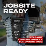 24pc IN/MM TIGHTSPOT Ratcheting Wrench Set - MASTER SET Including Inch & Metric With Quick Access Wrench Organizer - Our standard in combination wrench sets from gear to tip