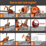 PROYAMA 62CC 2-Cycle Gas Powered Chainsaw, 22 Inch 18 Inch Handheld Cordless Petrol Chain Saw for Tree Wood Cutting