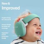 Alpine Muffy Baby Comfort - Protects Hearing for Babies and Toddlers - CE & ANSI Certified - Unique Headband for Safe fit & Comfort - Multi-adjustable for Ages 3-48 Months, 24dB Sound Reduction, Green