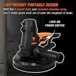 WEN DW1085 10-Amp Variable Speed Handheld Drywall Sander with Dust Hose and Collection Bag , Black