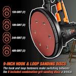 WEN DW1085 10-Amp Variable Speed Handheld Drywall Sander with Dust Hose and Collection Bag , Black