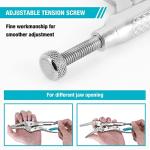 DURATECH 6-1/2Inch Long Nose Locking Pliers, Premium Cr-V Construction, Long Nose Pliers with Wire Cutter for Easy Access to Hard to Reach Areas