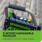 Greenworks Pro Brushless 2700 PSI (CSA Certified) 2.3 GPM Max / 1.2 GPM Electric Pressure Washer (Foldable Handles, Rugged Steel Frame, 25 FT Hose, 35 FT GFCI Power Cord)