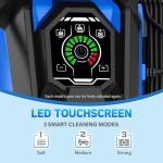 Pressure Washer Power Washers with Touch Screen, 5000PSIIMAX, High Pressure Cleaning Machine with 4 Quick Connect Nozzles and Foam Cannon for Cars Driveways Patios Fences, Blue