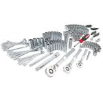 CRAFTSMAN Socket Set, 159 Piece Socket Wrench Set Mechanics Tools 1/4-in., 3/8-in., and 1/2-in(, 6 Point and 12 Point (CMMT12125)