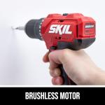 SKIL Brushless 20V 1/2" Drill Driver Kit Including 2.0 Ah Battery and Charger-DL6280B-10