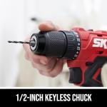 SKIL Brushless 20V 1/2" Drill Driver Kit Including 2.0 Ah Battery and Charger-DL6280B-10