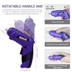 Electric Screwdriver Cordless, 3.6V Cordless Screwdriver Rechargeable, 47Pcs Small Power Screwdriver Set with Pivoting Handle and LED Light, 3Nm Battery Screw Gun for DIY Enthusiasts