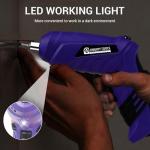 Electric Screwdriver Cordless, 3.6V Cordless Screwdriver Rechargeable, 47Pcs Small Power Screwdriver Set with Pivoting Handle and LED Light, 3Nm Battery Screw Gun for DIY Enthusiasts