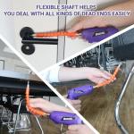 Electric Screwdriver Cordless, 3.6V Cordless Screwdriver Rechargeable, 47Pcs Small Power Screwdriver Set with Pivoting Handle and LED Light, 3Nm Battery Screw Gun for DIY Enthusiasts