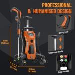 Fengrong Pressure Washer 5000PSI 3.0GPM Touch Screen Adjustable Pressure with Anti-Tipping Technolog, Spray Handle Smart Control, 5-Nozzle Set, for Cars//Home/Patios