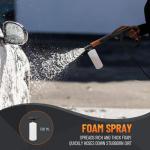 Fengrong Pressure Washer 5000PSI 3.0GPM Touch Screen Adjustable Pressure with Anti-Tipping Technolog, Spray Handle Smart Control, 5-Nozzle Set, for Cars//Home/Patios