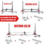 Zozen Chainsaw Mill, Portable Sawmill - Can be Assembled into 3 sizes for Independent Use, Suitable for 14-36 inches Planking Milling Bar, A Flexible Cutting Guide System for Builders and Woodworkers.